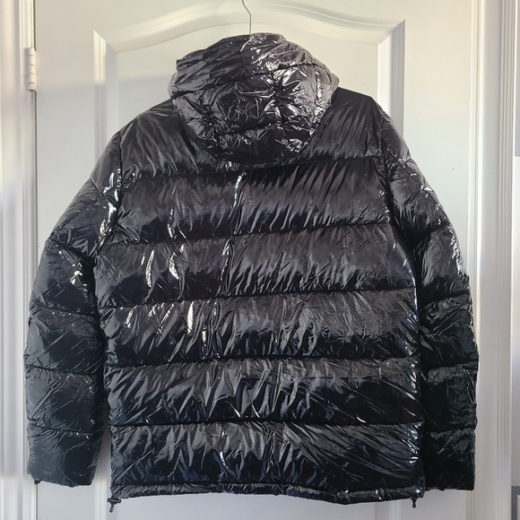 CK Black Puffer Jacket Mens Size Medium - Picture 6 of 7